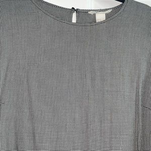 Black & White Houndstooth Blouse